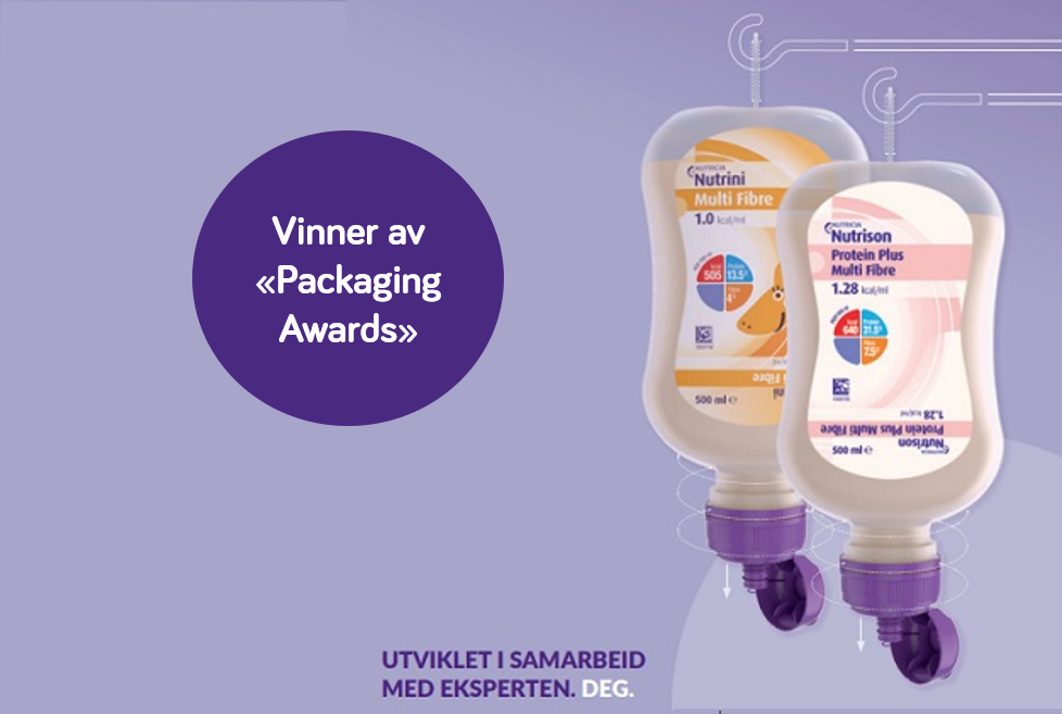 Vinner av Packaging Awards –  Nutricias nye forpakning på sondeernæring