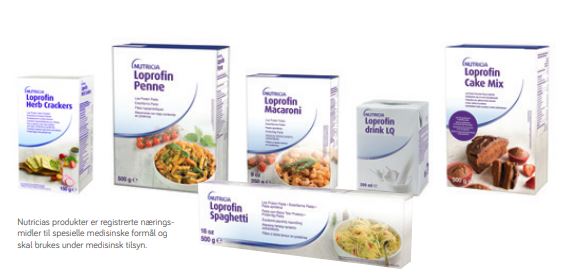 Nutricia oppgradert loprofin