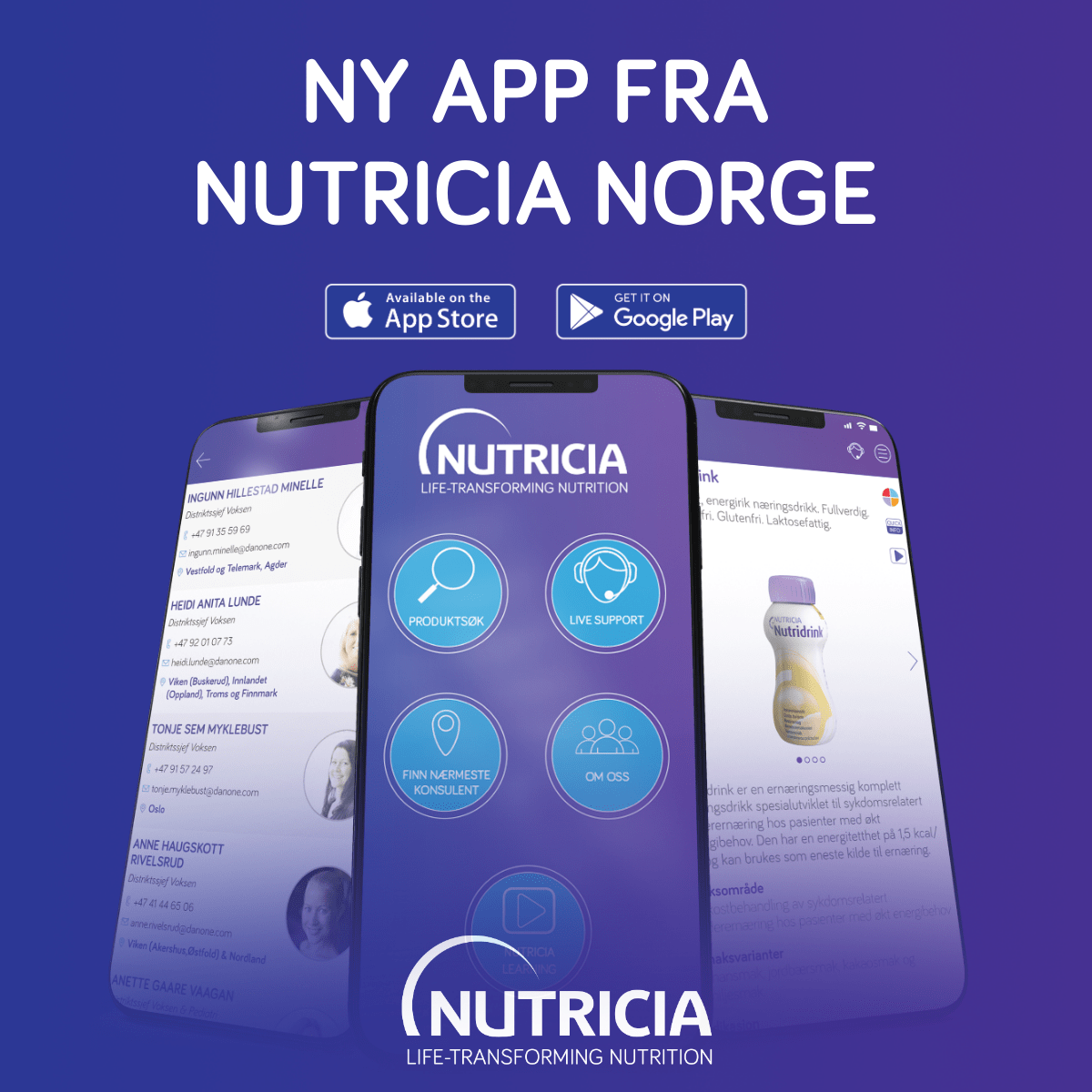 Nutricia Norge App