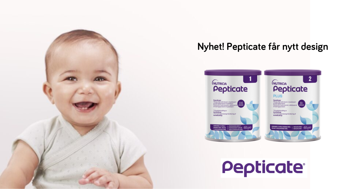 Pepticate nytt design