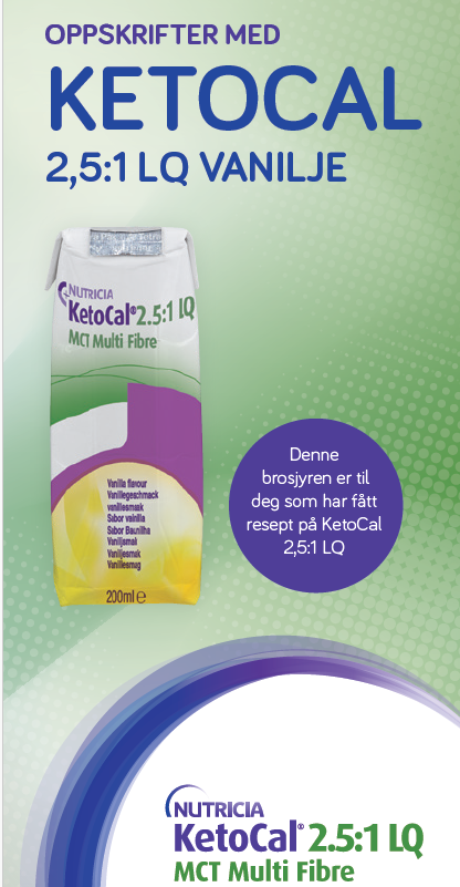 Oppskrifter med KetoCal 2,5:1 LQ